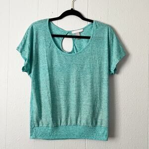 Weavers Womens Top Medium Y2K Relaxed Flowy Minimalist Stretch Lightweight